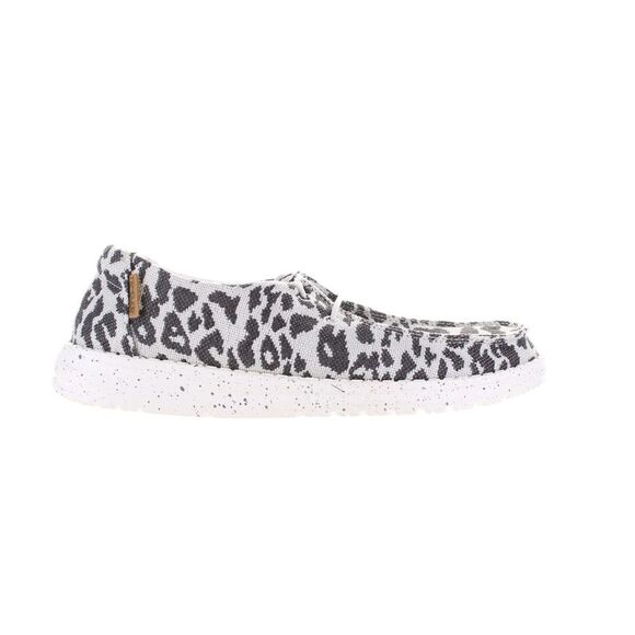 Hey Dude Shoes - Hey Dude Womens Wendy Gray Casual Flats Size 7 Medium (B, M)